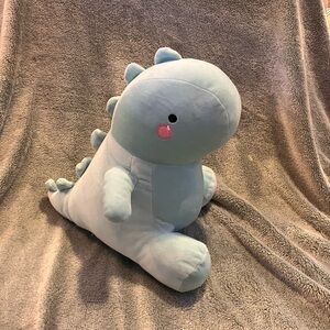 Cute Blue Dinosaur Plush Toy